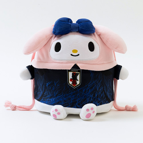 サンリオ マイメロディ おすわり巾着サッカー日本代表Ver.