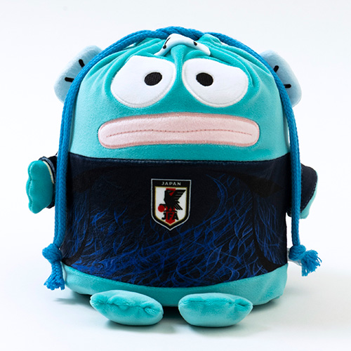 サンリオ ハンギョドン おすわり巾着サッカー日本代表Ver.