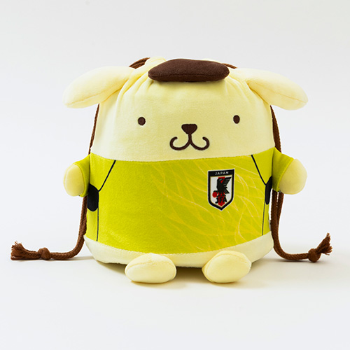 サンリオ ポムポムプリン おすわり巾着サッカー日本代表Ver.