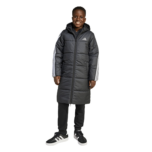 キッズ スリーストライプ ロングコート