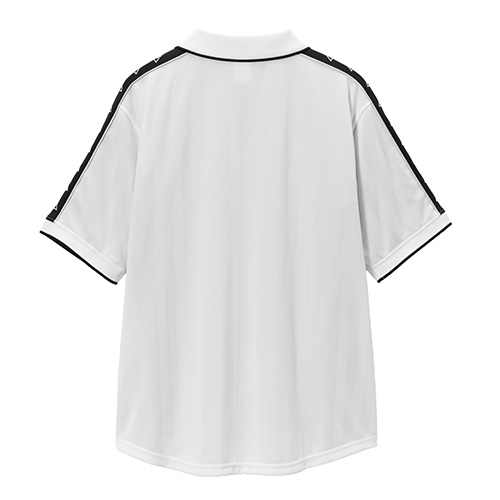 ストライプジャガード襟付きゲームシャツ