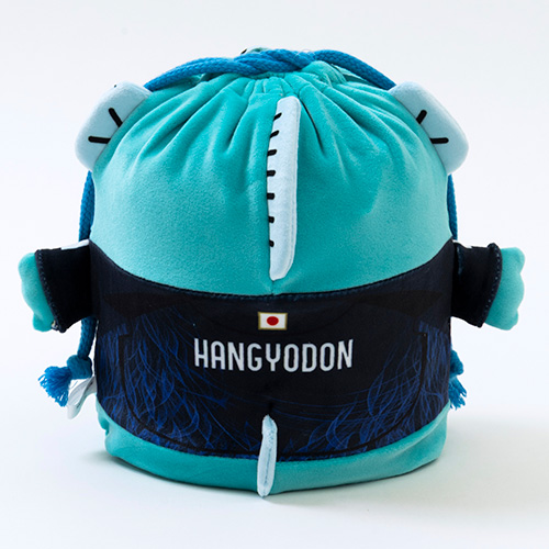 サンリオ ハンギョドン おすわり巾着サッカー日本代表Ver.