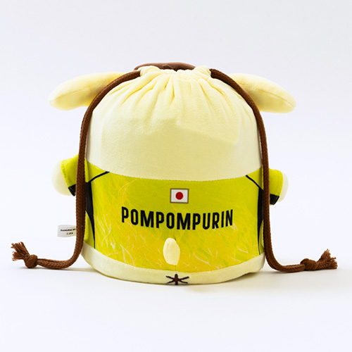 サンリオ ポムポムプリン おすわり巾着サッカー日本代表Ver.