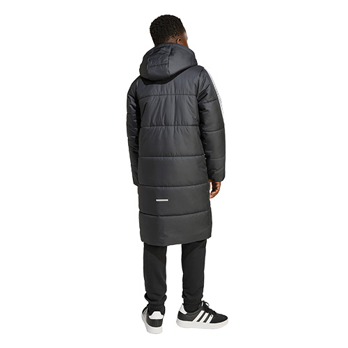 キッズ スリーストライプ ロングコート