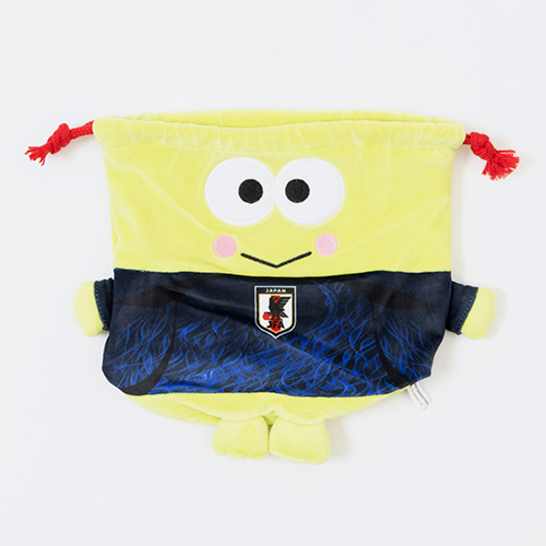 サンリオ けろけろけろっぴ おすわり巾着サッカー日本代表Ver.