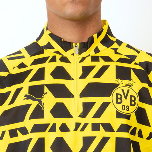 25-26 ドルトムント プレマッチ1/4ジップトップ