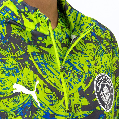 25-26 マンチェスター・シティ プレマッチ1/4ジップトップ