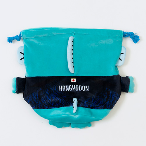 サンリオ ハンギョドン おすわり巾着サッカー日本代表Ver.