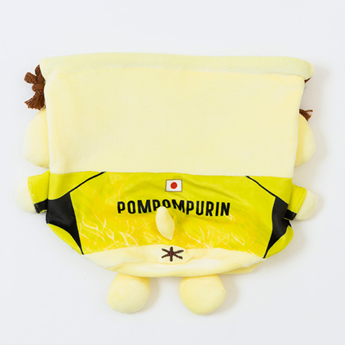 サンリオ ポムポムプリン おすわり巾着サッカー日本代表Ver.