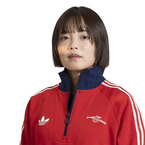 アーセナルFC ORIGINALS ハーフジップトップ