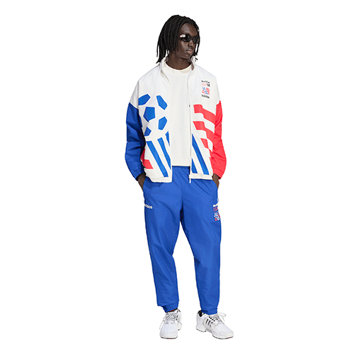 Graphic Woven Track Top