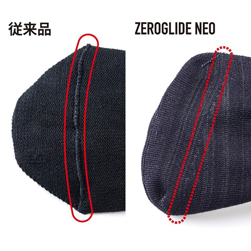 ゼログライドネオショートソックス(袋型)