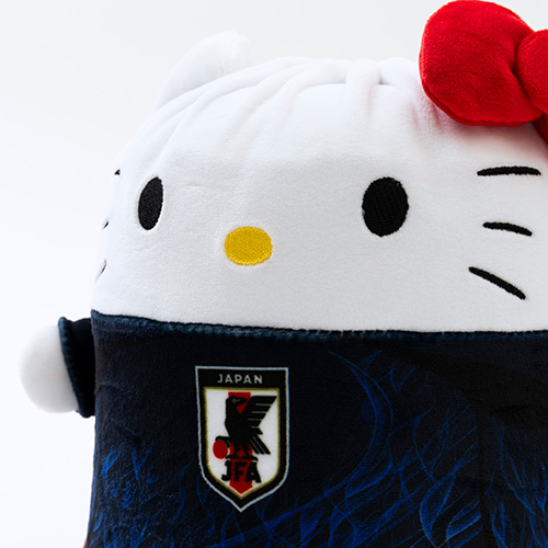 サンリオ ハローキティ おすわり巾着サッカー日本代表Ver.