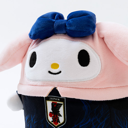 サンリオ マイメロディ おすわり巾着サッカー日本代表Ver.