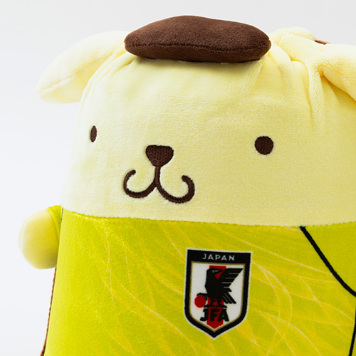 サンリオ ポムポムプリン おすわり巾着サッカー日本代表Ver.
