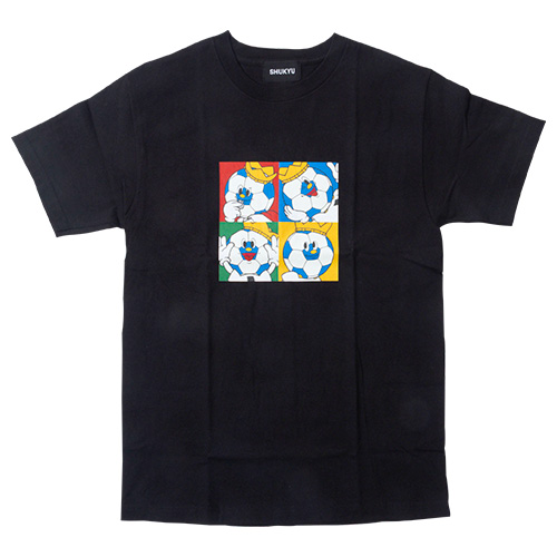 SHUKYU×J.LEAGUE JリーグキングTシャツ(ブラック)
