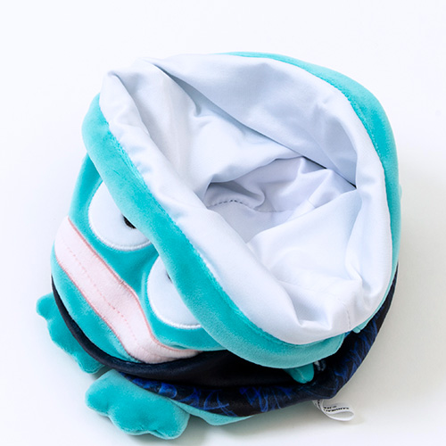 サンリオ ハンギョドン おすわり巾着サッカー日本代表Ver.