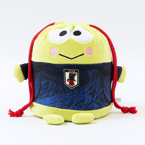 サンリオ けろけろけろっぴ おすわり巾着サッカー日本代表Ver.