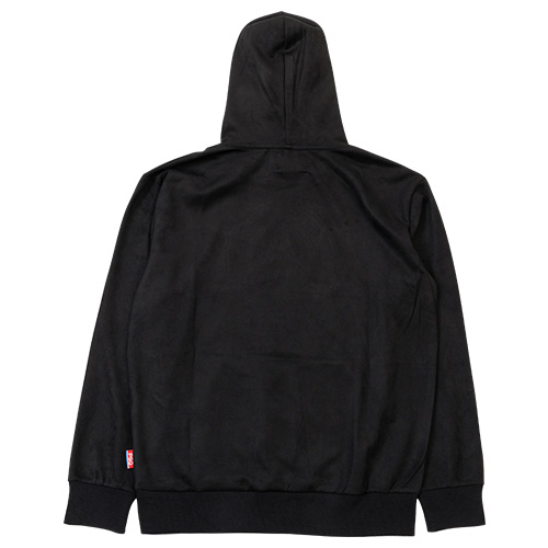 パリSG POLYSUEDE EMBOSS LOGO HOODIE