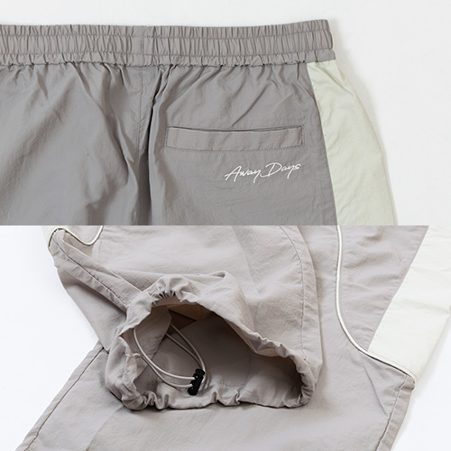 AWAY DAYS ナイロンウーブンロングパンツ