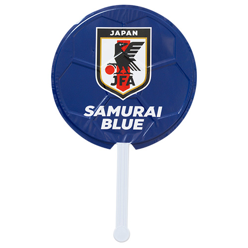 サッカーボールうちわ