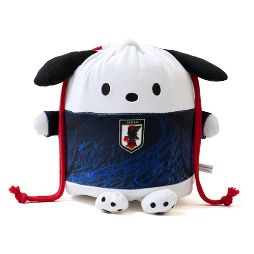サンリオ ポチャッコ おすわり巾着サッカー日本代表Ver.