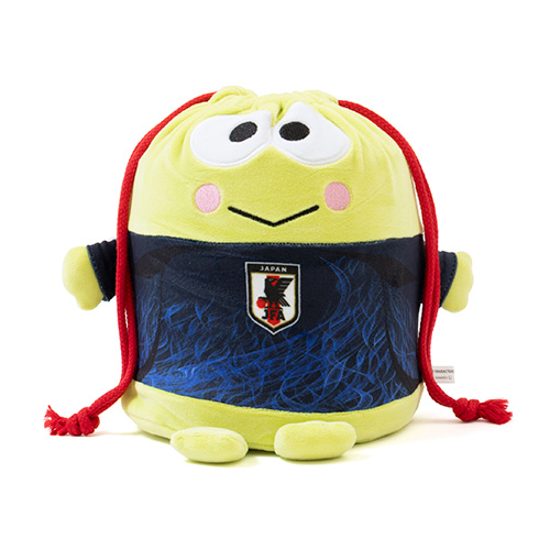 サンリオ けろけろけろっぴ おすわり巾着サッカー日本代表Ver.