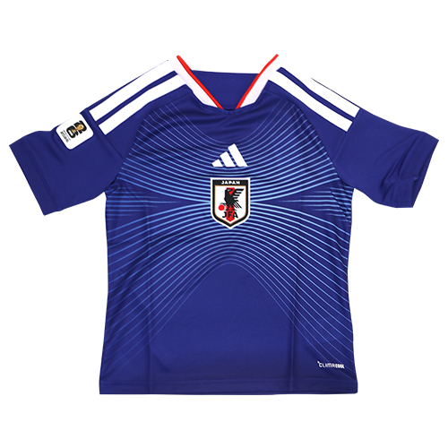 キッズ アディダス サッカー日本代表 2026 ホーム レプリカ ユニフォーム「FIFA ワールドカップ 26 オフィシャル スリーブバッジ」