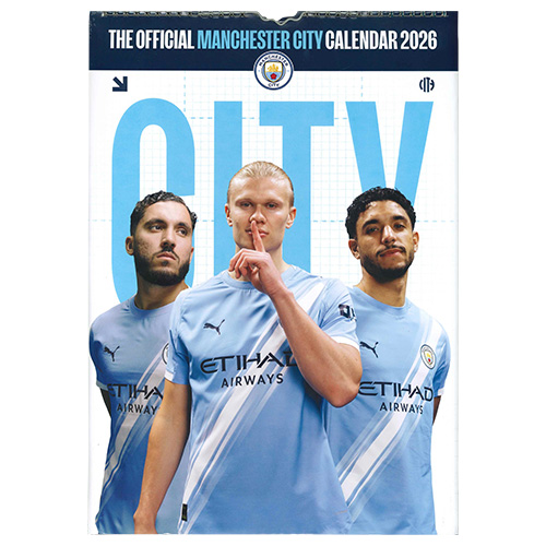 2026 マンチェスター・シティ A3壁掛けカレンダー