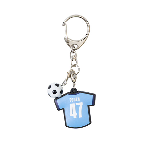 マンチェスター・シティ ユニ型ラバーキーホルダー #47 FODEN