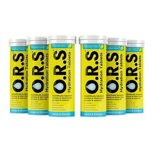 O.R.S タブレット レモン12粒入り 6本セット