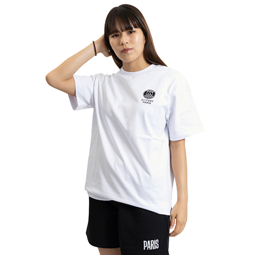 パリSG バック フラワーエンブレム 半袖Tシャツ