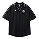 ストライプジャガード襟付きゲームシャツ