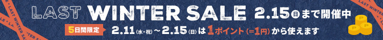 LAST WINTER SALE