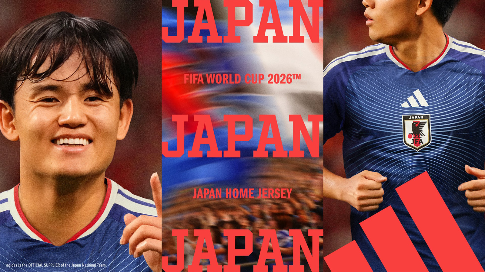 アディダス 2026 サッカー日本代表ユニフォーム