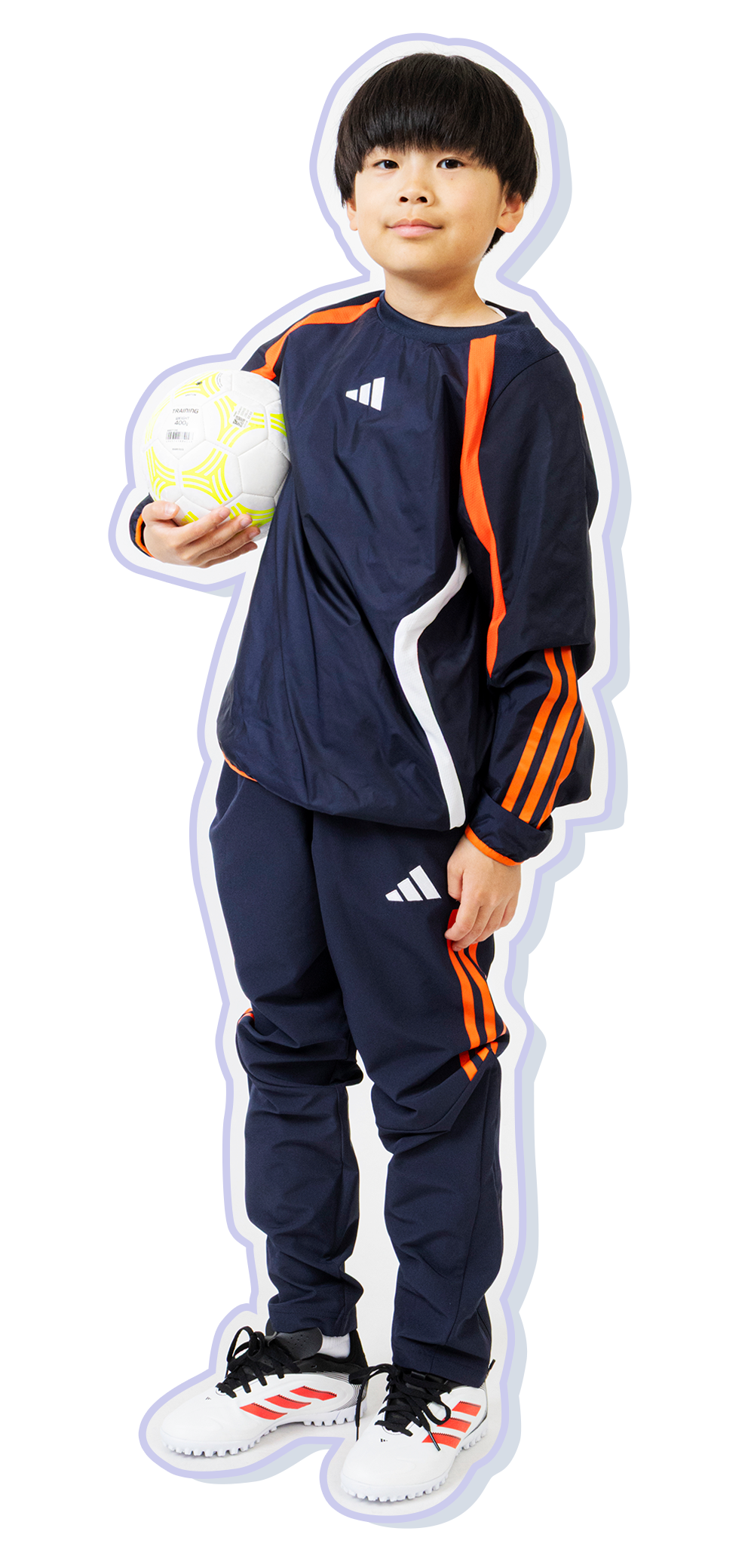 サッカーショップKAMO「春のキッズ向けサッカーウェア」STYLE01