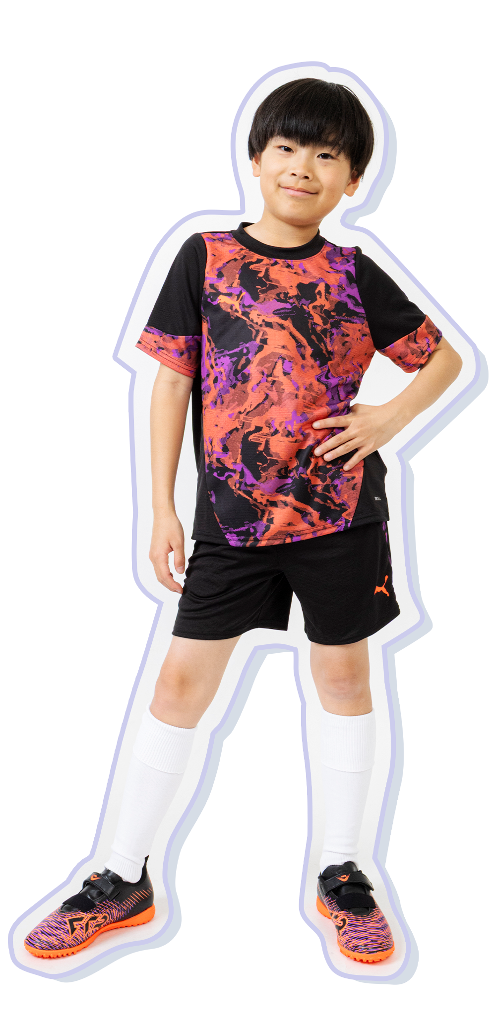 サッカーショップKAMO「春のキッズ向けサッカーウェア」STYLE03